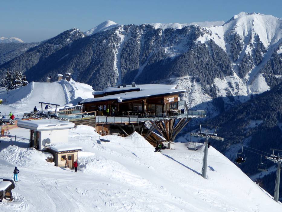 The cosy Hochsitz mountain hut with restaurant on the Riesneralm
